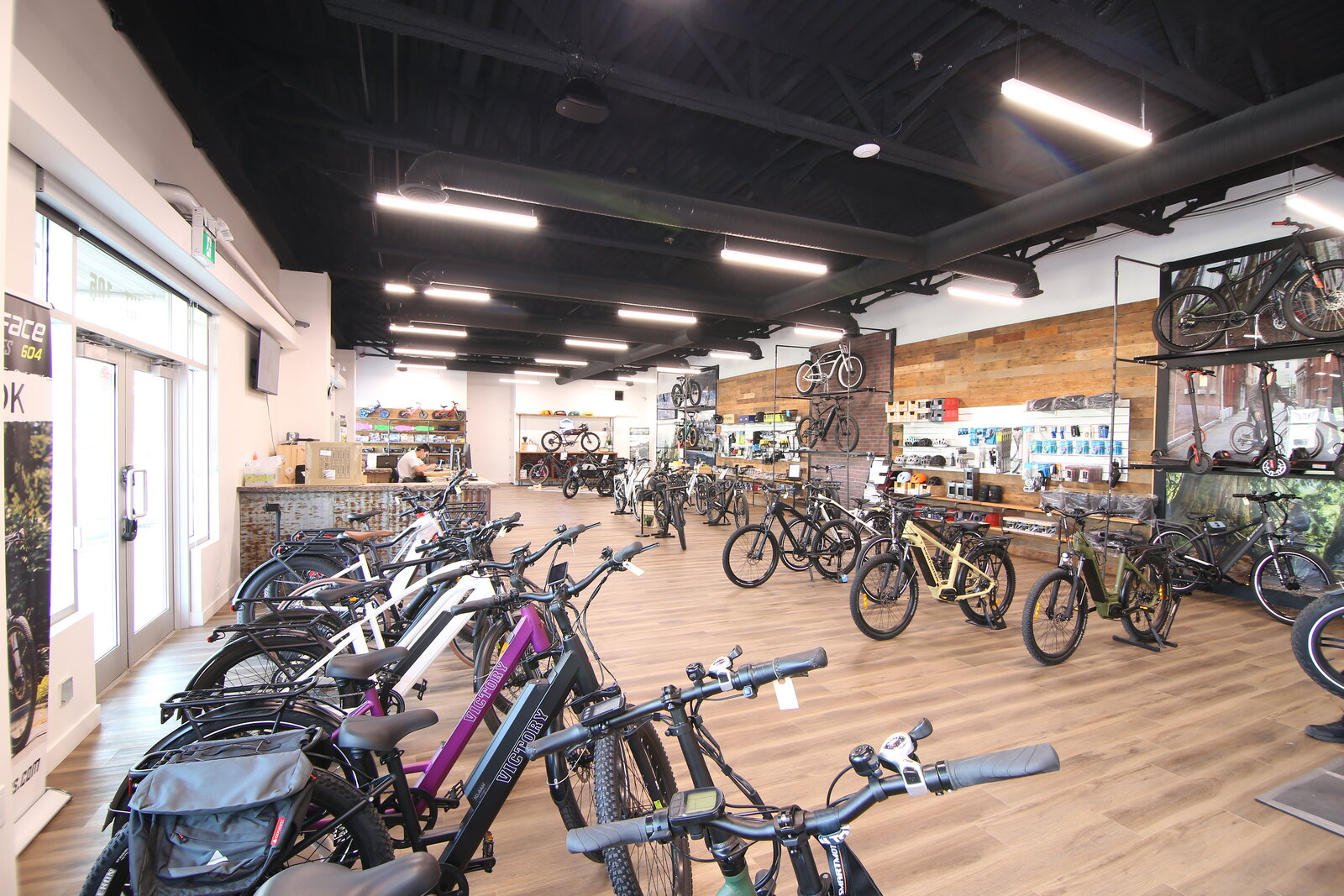 eBikes Calgary showroom floor